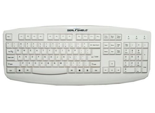 STWK503 - Seal Shield WASHABLE MEDICAL GRADE KEYBOARD - DISHWASHER SAFE (WHITE)(USB)