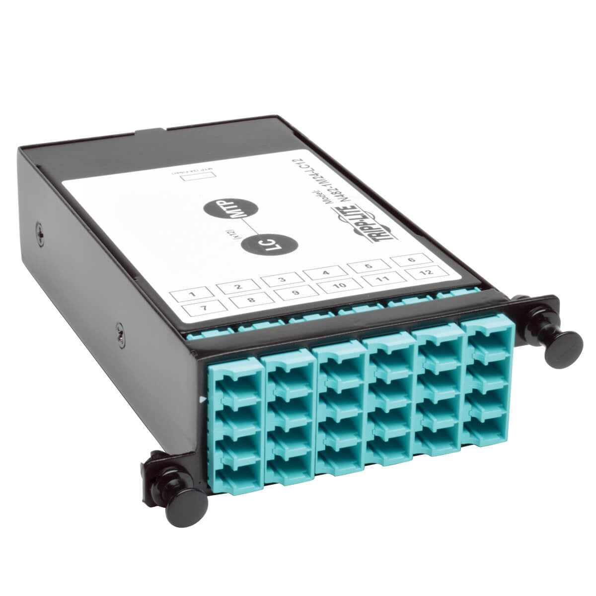 24-FIBER PATCH PANEL MTP/MPO TO X12 LC 10GB BREAKOUT CASSETTE
