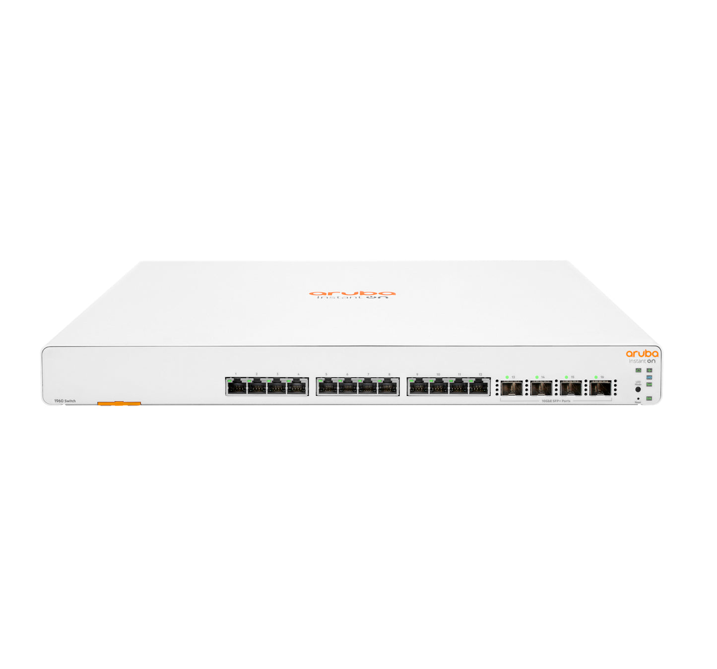 Hewlett Packard Enterprise Aruba Instant On 1960 12XGT 4SFP+ Managed L2+ 10G Ethernet (100/1000/10000) 1U White