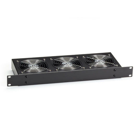 HORIZONTAL RACKMOUNT FAN TRAY - 1U, 19", (3) FANS, GSA, TAA