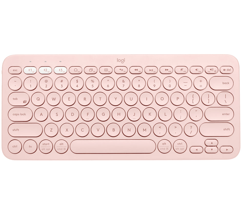 Logitech K380 for mac keyboard Bluetooth QWERTY US English Rose