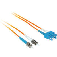 C2G 20m SC/ST Duplex 50/125 Multimode Fiber Patch Cable fiber optic cable 787.4" (20 m) Orange