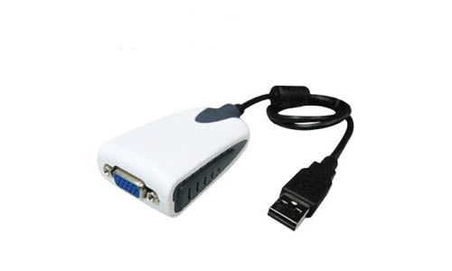 USB2VGA-5PK - AddOn Networks ADDON 5 PACK OF 20.00CM (8.00IN) USB 2.0 (A) MALE TO VGA FEMALE BLACK USB VIDEO