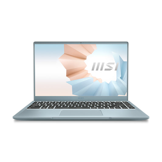 MSI Modern B11MO-611 i5-1135G7 Notebook 14" Full HD IntelÂ® Coreâ„¢ i5 8 GB DDR4-SDRAM 512 GB SSD Wi-Fi 5 (802.11ac) Windows 10 Home Blue