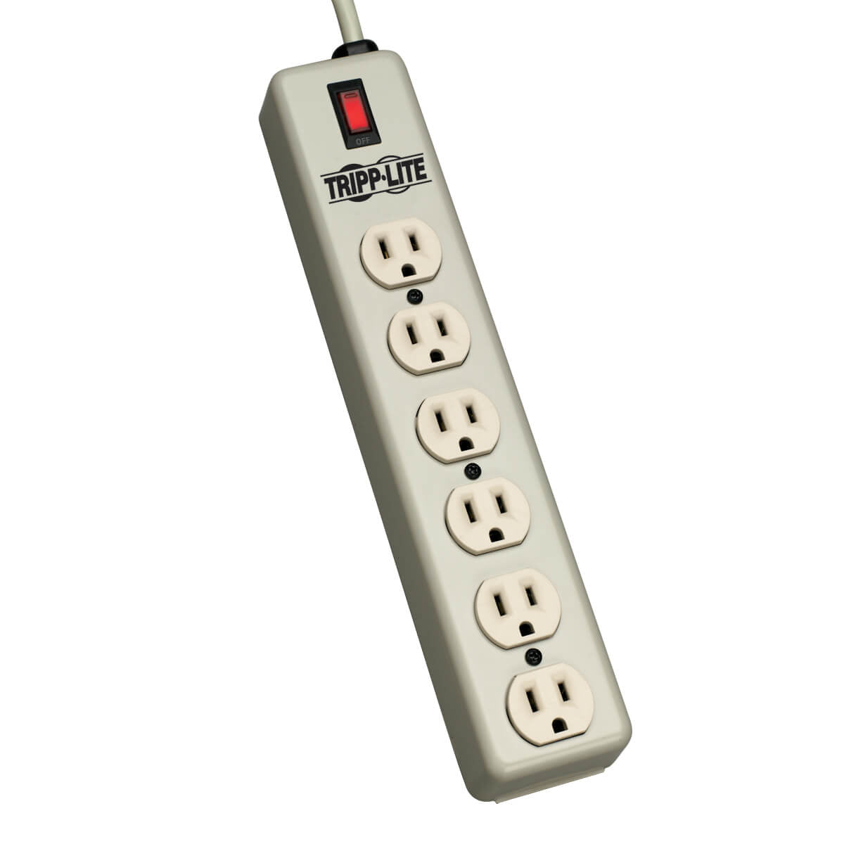 Tripp Lite 6SPDX surge protector Beige 6 AC outlet(s) 120 V 70.9" (1.8 m)