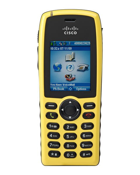 Cisco 7925G IP phone Black, Yellow 6 lines LCD Wi-Fi