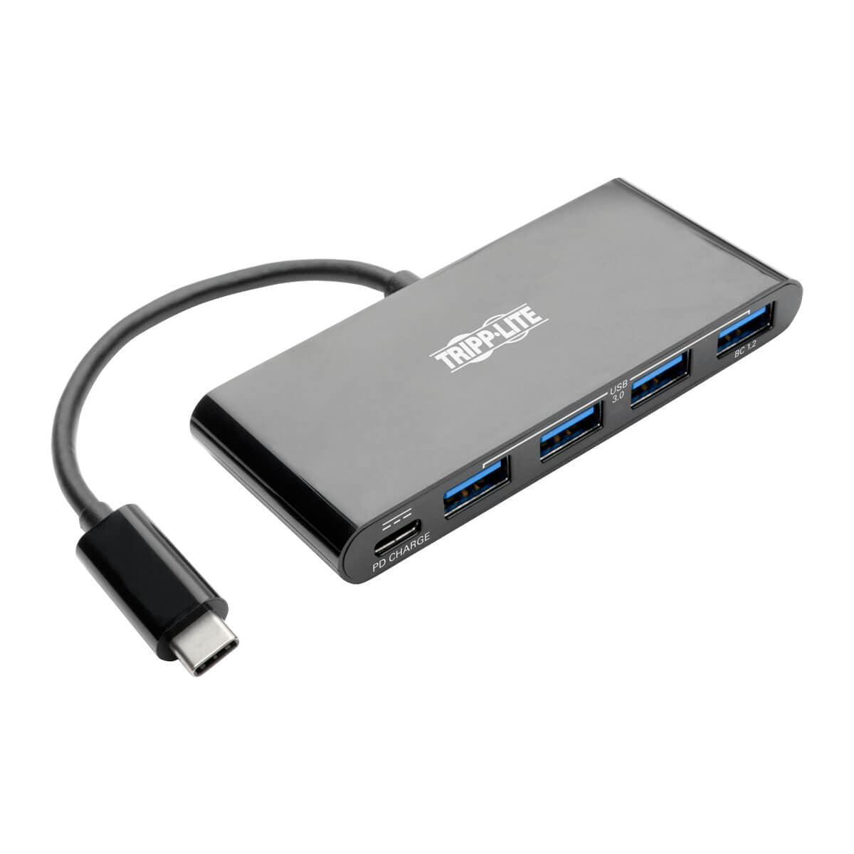 Tripp Lite U460-004-4AB-C interface hub USB 3.2 Gen 2 (3.1 Gen 2) Type-C 5000 Mbit/s Black