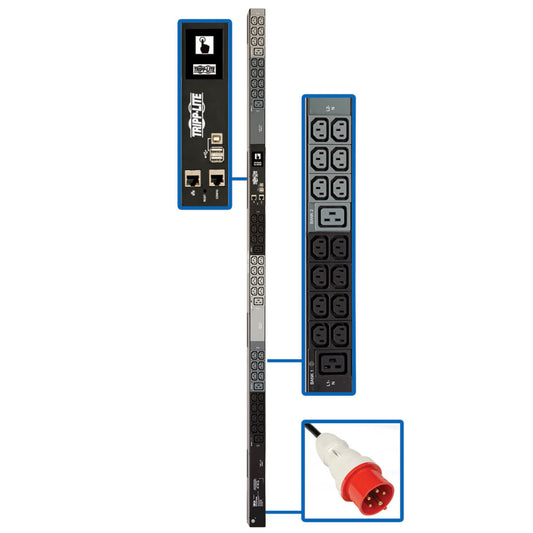 Tripp Lite PDU3XEVN6G20 power distribution unit (PDU) 48 AC outlet(s) 0U Black