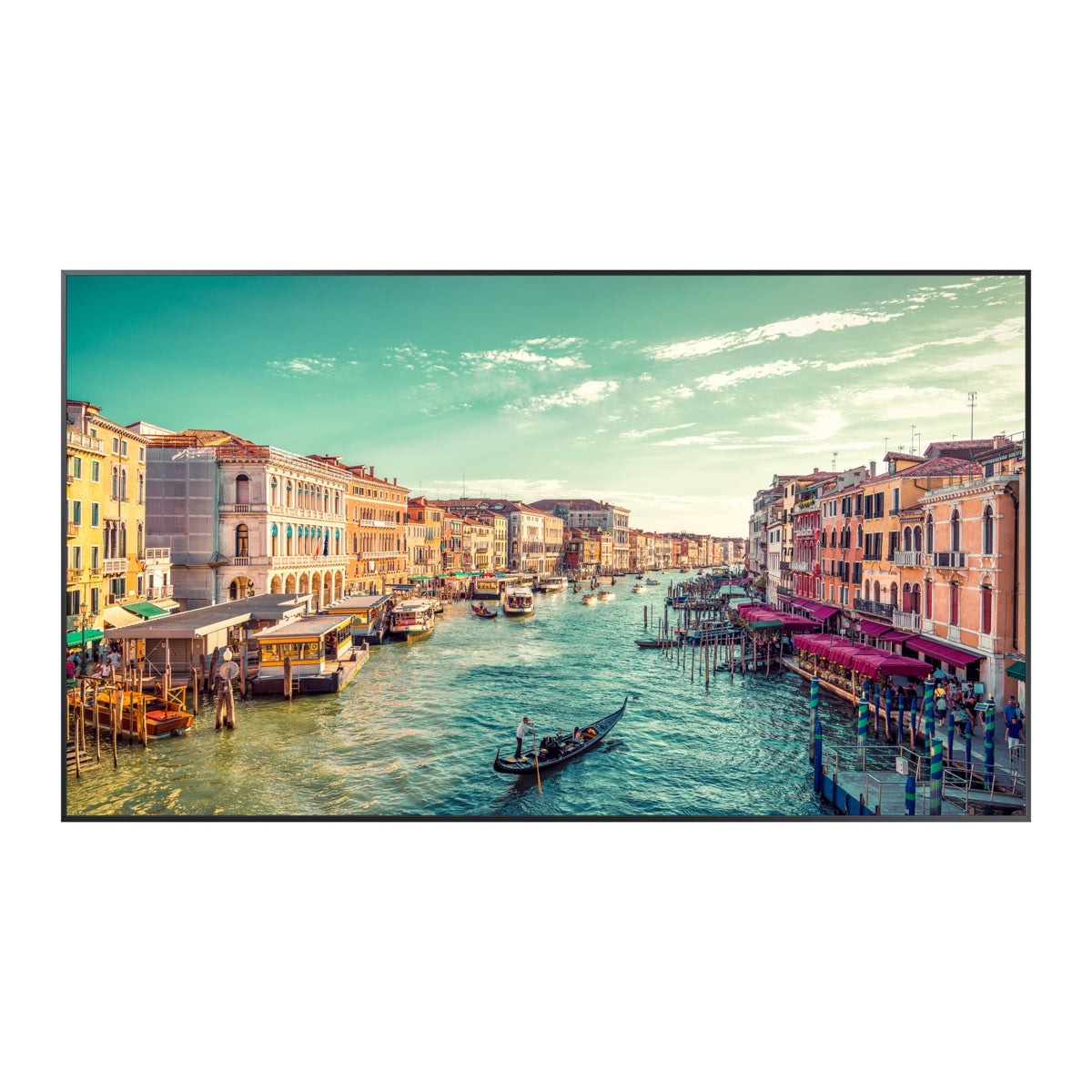 Samsung QB85R-N signage display Digital signage flat panel 85" LED 350 cd/mÂ² 4K Ultra HD Black Built-in processor Tizen 4.0