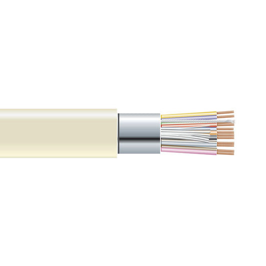 RS-232 BULK SERIAL CABLE - SHIELDED, PVC, 16-CONDUCTOR, 500-FT. (152.4-M), GSA,