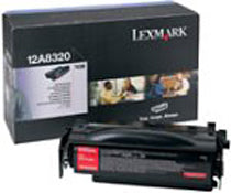 Lexmark 12A8320 Toner black, 6K pages