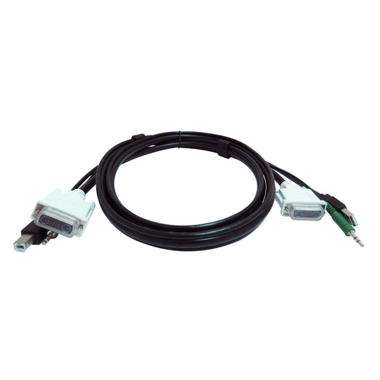 Black Box SKVMCBL-DVI-06TAA KVM cable Black, White 70.9" (1.8 m)