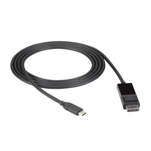 VA-USBC31-DP12-006 - Black Box USB-C ADAPTER CABLE - USB-C TO DISPLAYPORT ADAPTER, 4K60, DP 1.2 ALT MODE, 6-FT.