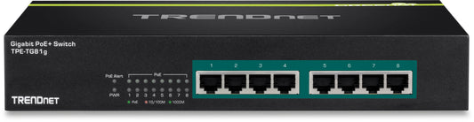 TPE-TG81G - Trendnet 8-PORT POE RACK MOUNTABLE