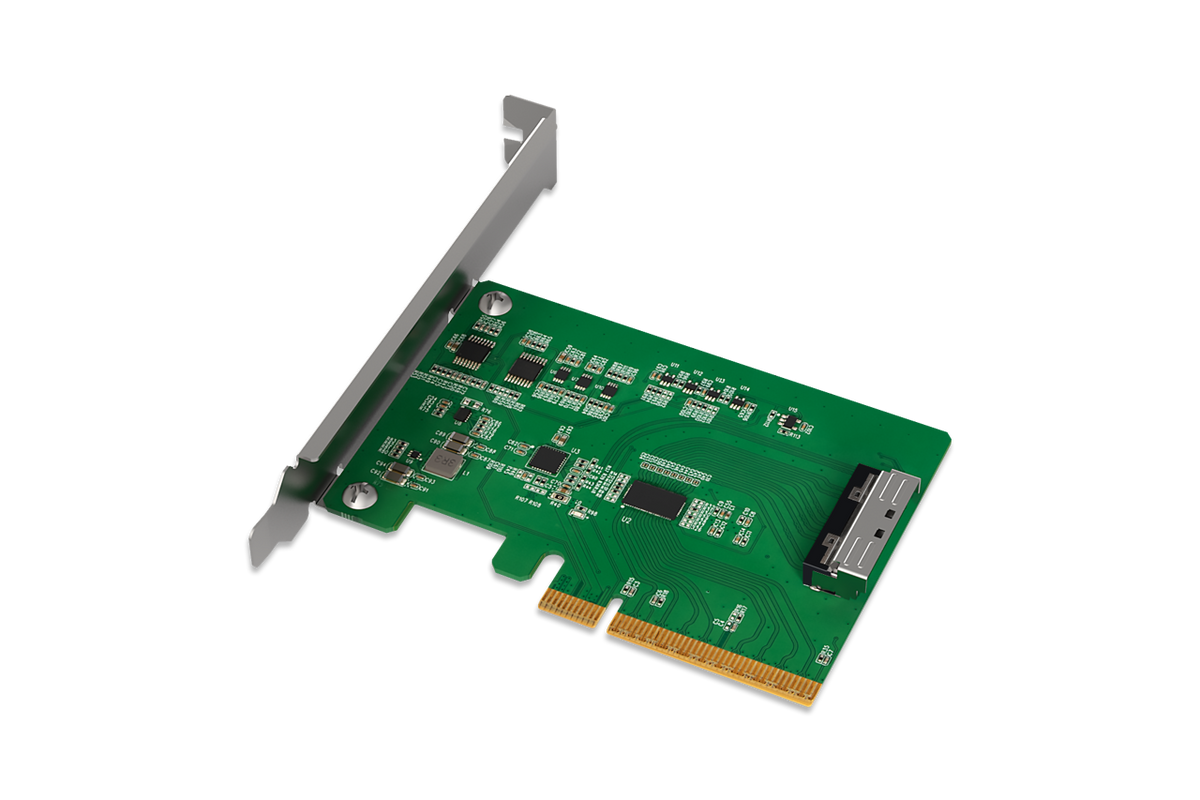 MB409A5 - Icy Dock DOCK EXLink MCIO 8i PCIe 5.0 Adapter