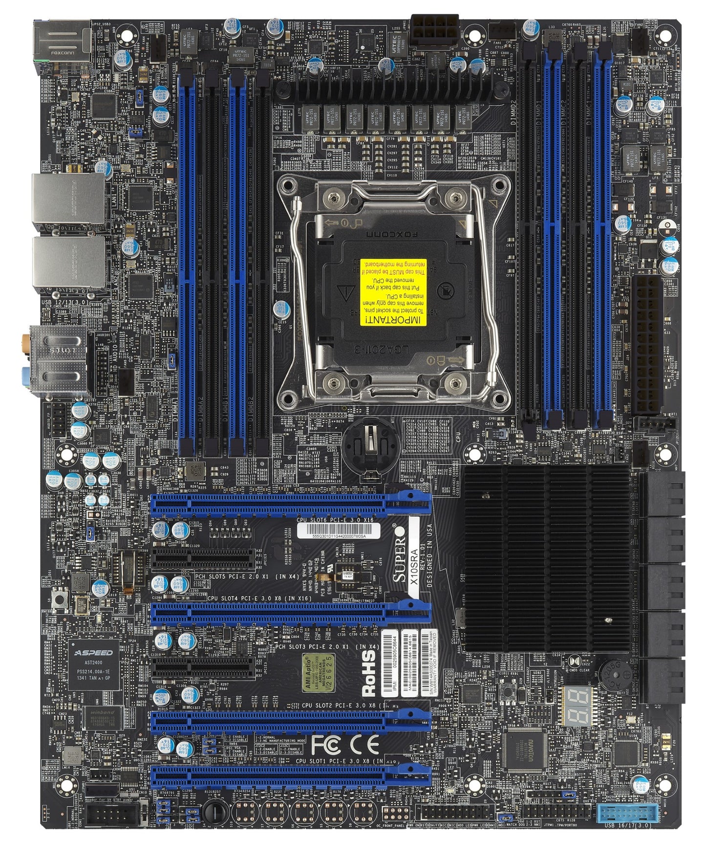 Supermicro X10SRA IntelÂ® C612 LGA 2011 (Socket R) ATX