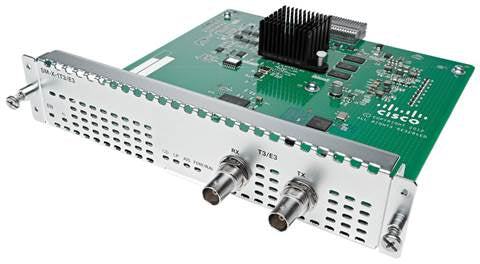 Cisco SM-X-1T3/E3 services-ready engine (SRE) module