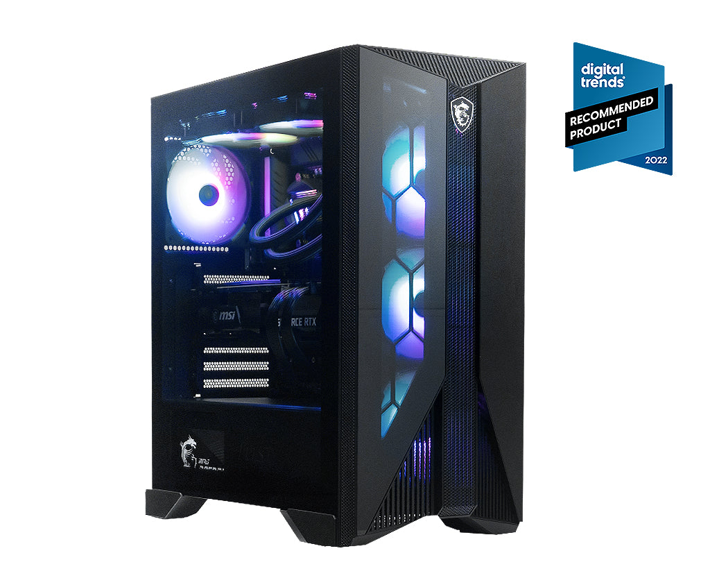 MSI Aegis RS 12TE-283US I9 RTX3080 i9-12900KF Desktop IntelÂ® Coreâ„¢ i9 32 GB DDR5-SDRAM 3000 GB HDD+SSD Windows 11 Home PC Black