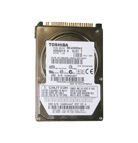 MK4032GAX - Toshiba TOSHIBA 40GB UDMA/100 5400RPM