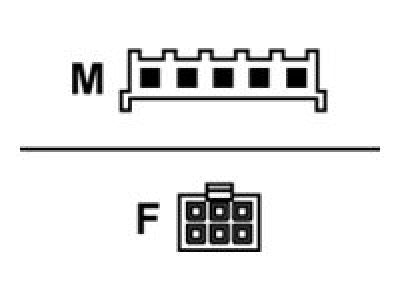 CABLE ADAPTER 5PIN TO 6PIN