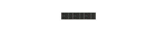 3PH, 208V AC, 60A (48A/PH RATED); 18 OUTLETS: 6X C13, 12X C19; PLUG: IEC 60309 3