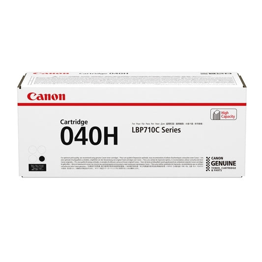 0461C001 - Canon CRG040 H BK. HI CAPACITY CARTRIDGE; 12,500 SHEETS ISO/IEC