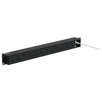 Panduit P12B19M power distribution unit (PDU) 12 AC outlet(s) 1U Black