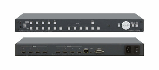 Kramer Electronics VSM-4X4HFS/110V, 4X4 FAST SCALER SWITCHER WITH VIDEO WALL AND BI/QUAD