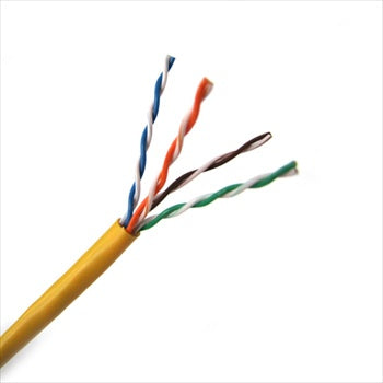 T2404L5EPA-YL - Weltron 1000FT YELLOW CAT5E STRANDED UTP CABLE