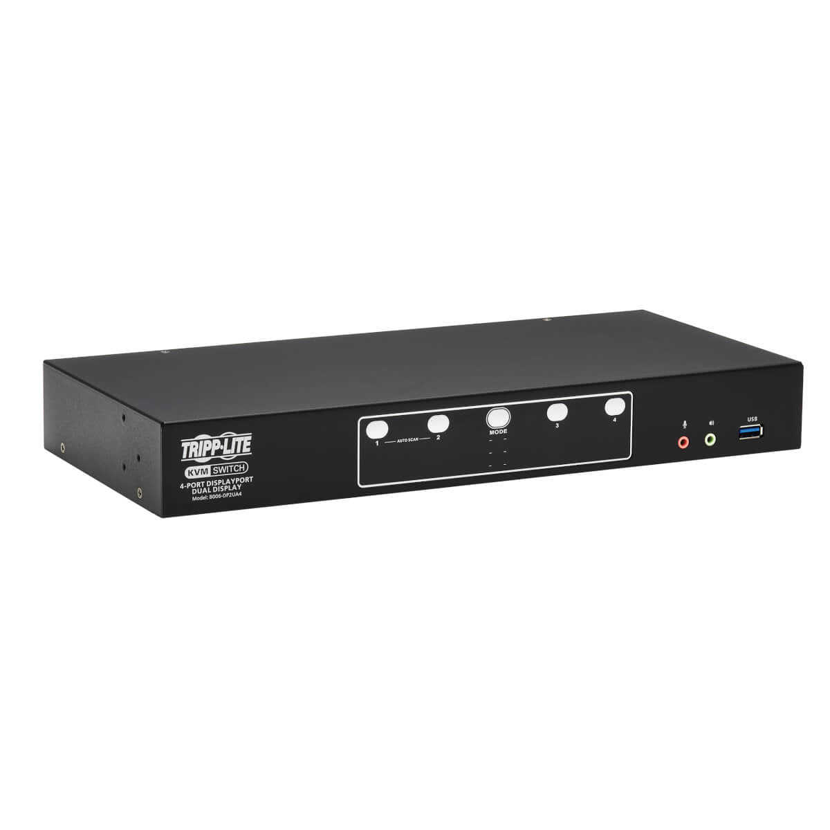 DISPLAYPORT KVM SWITCH DUAL-DISPLAY 4-PORT 4K60HZ USB 3.2 GEN 1