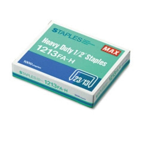 1213FAH - MAX HD-12F FLAT CLINCH1-1000PK 1/2" Staples