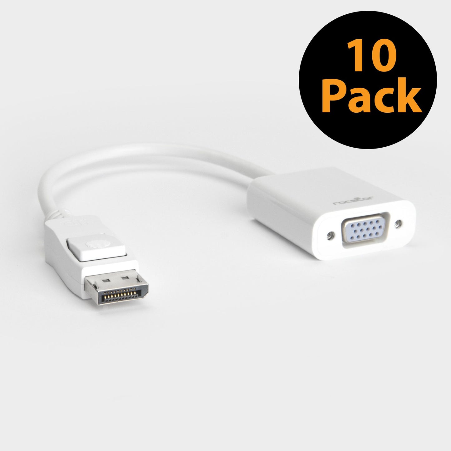 Y10A102-W1-10PK - Rocstor DISPLAYPORT TO VGA ADAPTER