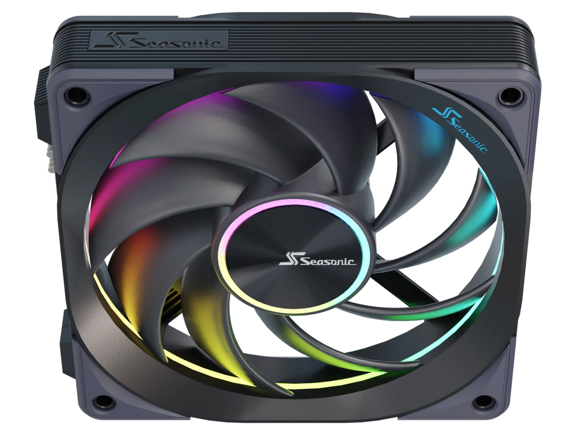MAGFLOW-ARGB-3 - Seasonic 120mm Magnetic Daisy-Chain ARGB PWM Case Fans