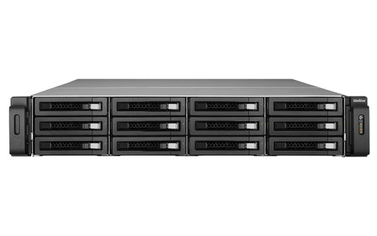 QNAP 12-BAY 2U NVR, 56-CH, SURVEILLANCE, REDUNDANT POWER,INTEL CORE I5-3550S 3.7