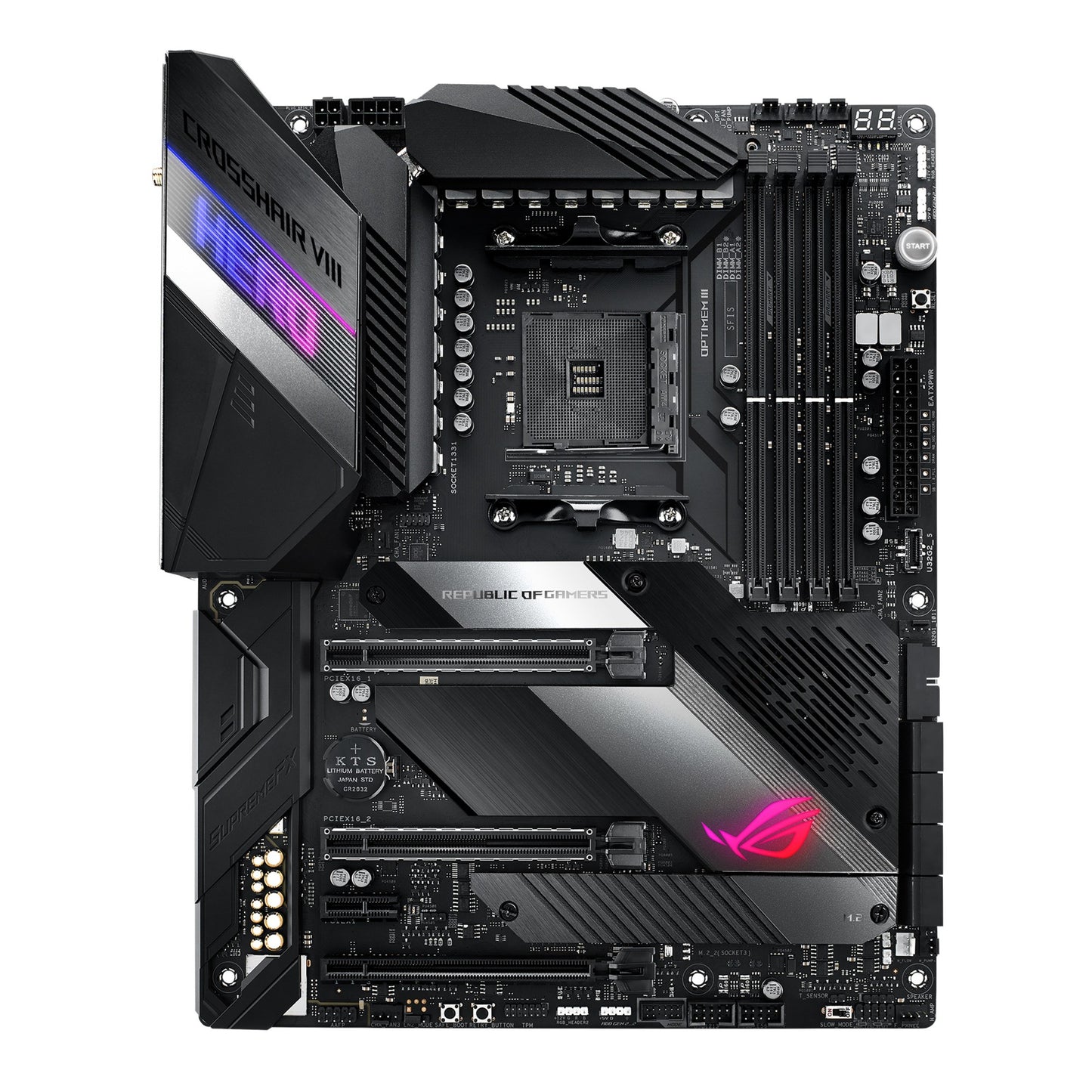 ROG X570 CROSSHAIR VIII HERO (WI-FI) ATX MOTHERBOARD WITH PCIE 4.0, ON-BOAR