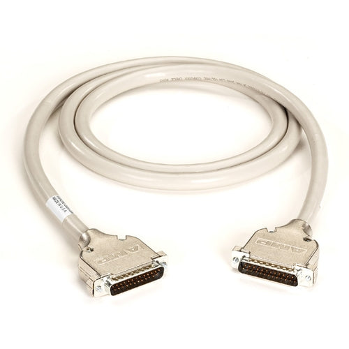 RS232 DOUBLE SHIELDED CABLE - METAL HOOD, DB25 MALE/MALE, 25-CONDUCTOR, 5-FT. (1