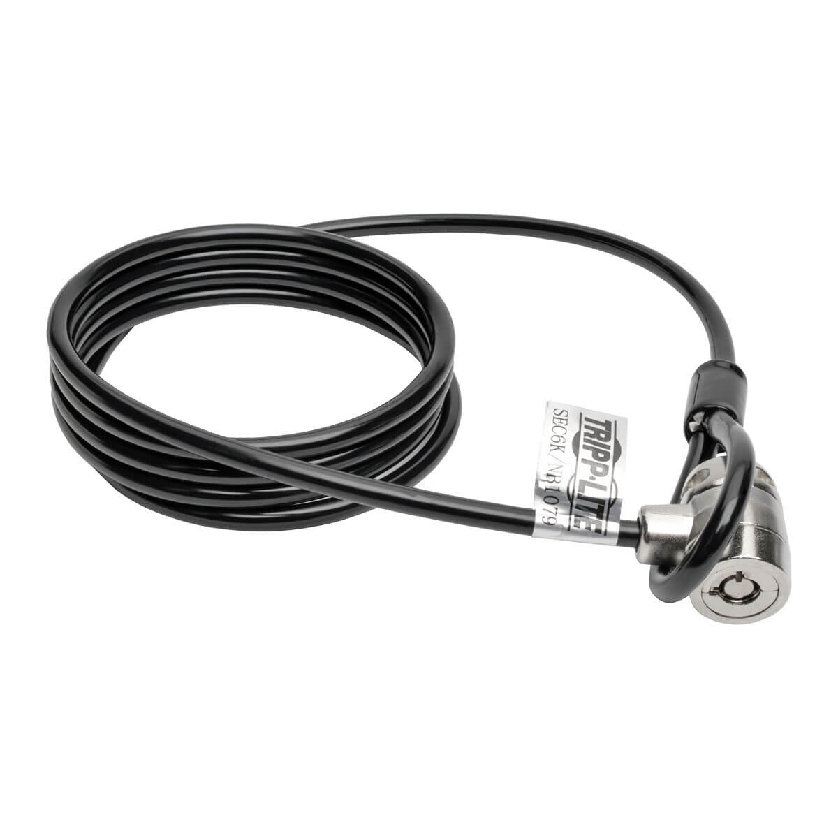 SEC6K - Tripp Lite LAPTOP SECURITY LOCK KEYED THEFT DETERRENT CABLE 6FT 6FT