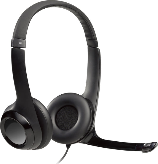 Logitech H390 Headset Wired Head-band Office/Call center USB Type-A Black