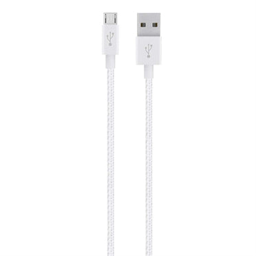 F2CU021BT04-WHT - Belkin CABLE,PREMIUM,USB,USBA/USBMICROB,4 ,WHIT
