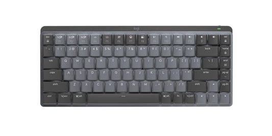 Logitech MX Mini Mechanical keyboard RF Wireless + Bluetooth QWERTY US English Graphite, Gray