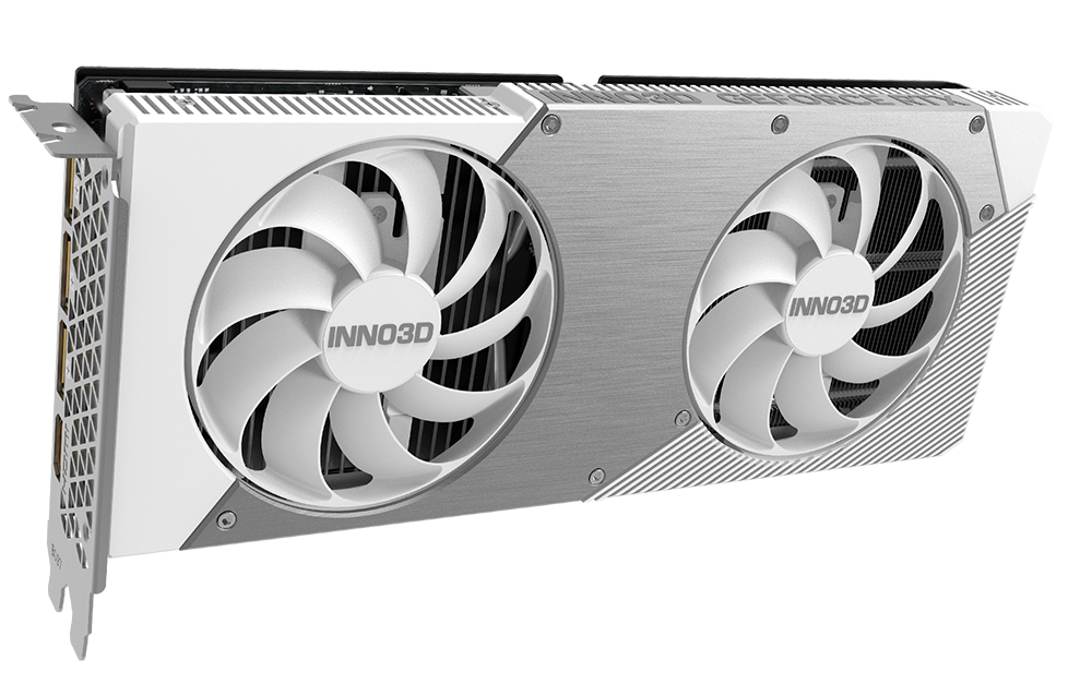 N50602-08D7X-195070W - Inno3D GeForce RTX 5060 Twin X2 OC White 8GB Graphics Card DP/HDMI
