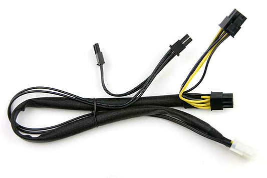 SPARE PARTS-1, DUAL 6+2PIN GPU POWER EXTENSION FROM PDB REGULAR 8PIN, 40CM