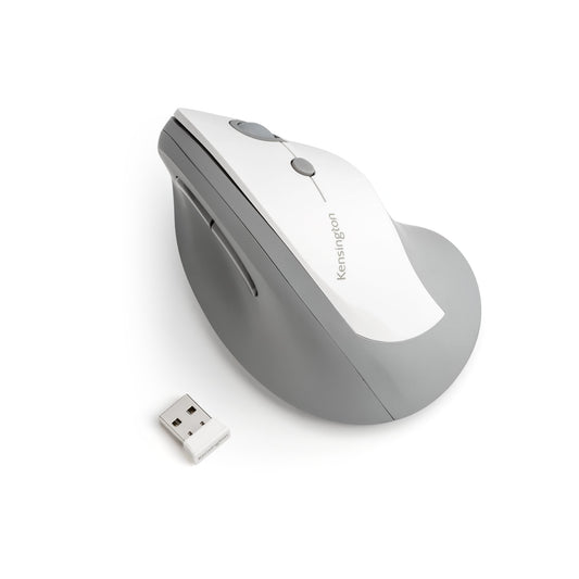 Kensington Pro FitÂ® Ergo Vertical Wireless Mouse-Gray