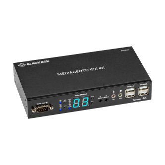 VX-HDMI-4KIP-RX - Black Box 4K RECEIVER - HDMI, USB, SERIAL, IR, AUDIO, GSA, TAA