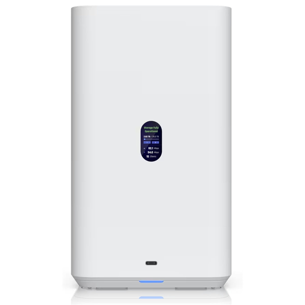 UNAS-2-W - Ubiquiti 2-Bay 3.5" 2.5GbE USB-C PoE++ Network Attached Storage White