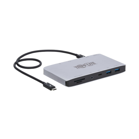 Tripp Lite MTB3-DOCK-03INT notebook dock/port replicator Wired Thunderbolt 3 Black, Gray