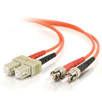 C2G 15M SC-ST 62.5/125 OM1 DUPLEX MULTIMODE FIBER OPTIC CABLE (TAA COMPLIANT) -