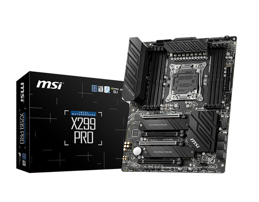 MSI X299 Pro IntelÂ® X299 LGA 2066 (Socket R4) ATX