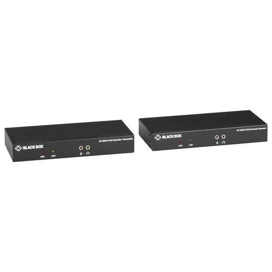 KVM EXTENDER KIT OVER CATX - SINGLE-MONITOR, HDMI 4K30, USB 2.0, AUDIO, SERIAL,