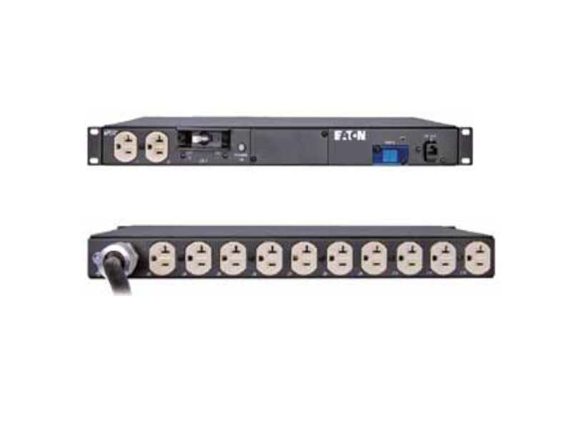 Eaton PW101MI1U403 power distribution unit (PDU) 12 AC outlet(s) 1U Black